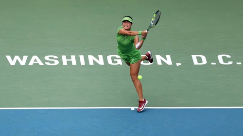 Rising star Eala defeats Olympic champion Zheng in Washington DC