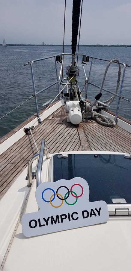 Cutting through the wind.