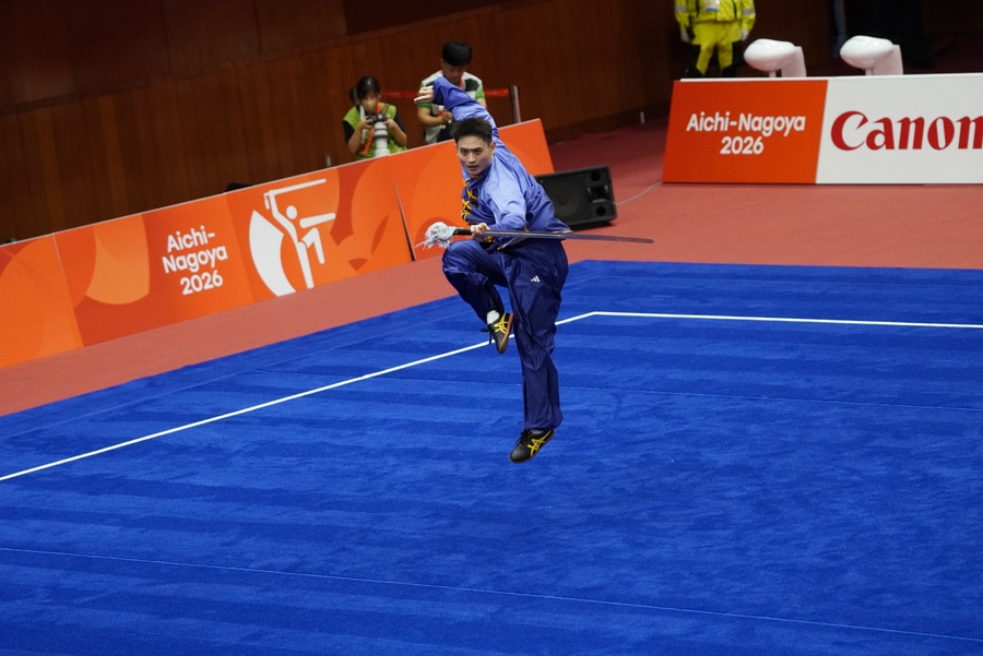 Liu Dewen captures wushu gold for China