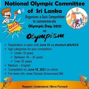 Sri Lanka NOC to hold online quiz to mark Olympic Day 2021