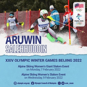 Alpine skier Aruwin breaks new ground for Malaysia at Winter Olympics