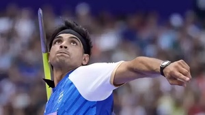 Chopra leads javelin qualifying with first – and only – throw