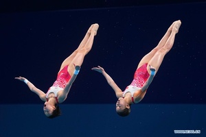 China’s Chen/Zhang leave rivals well behind in women’s synchro platform diving