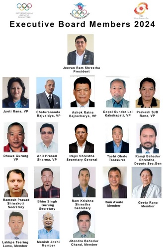 Jeevan Ram Shrestha re-elected President of Nepal Olympic Committee