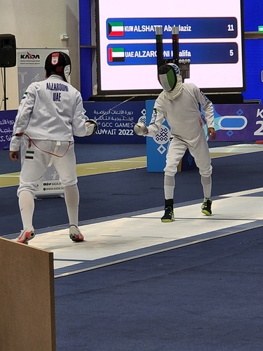 Fencer Abdulaziz Al-Shatti wins epee gold as Kuwait dominate the piste