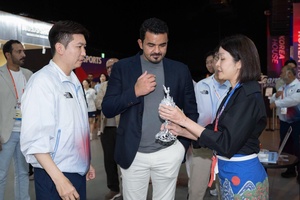 H.E. Sheikh Joaan bin Hamad Al Thani Visits Korea House at Aichi–Nagoya 2026