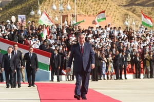 Tajikistan NOC President opens new stadium to mark 30th anniversary of independence