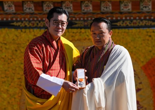 Karma Jigme recognised on 117th National Day of Bhutan