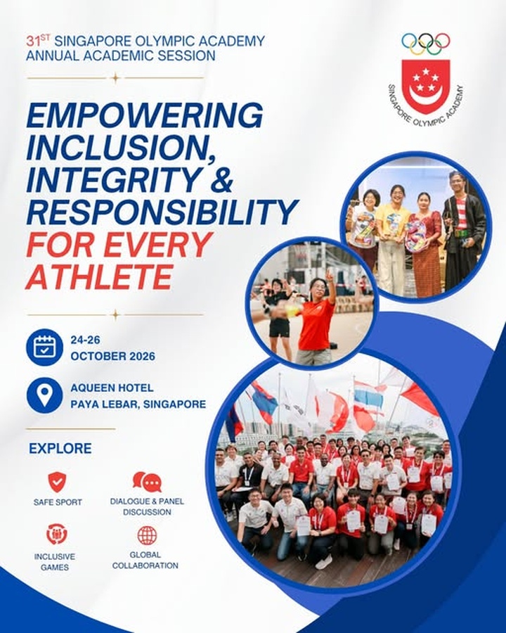 Safe Sport to the fore at 31st Singapore Olympic Academy Session