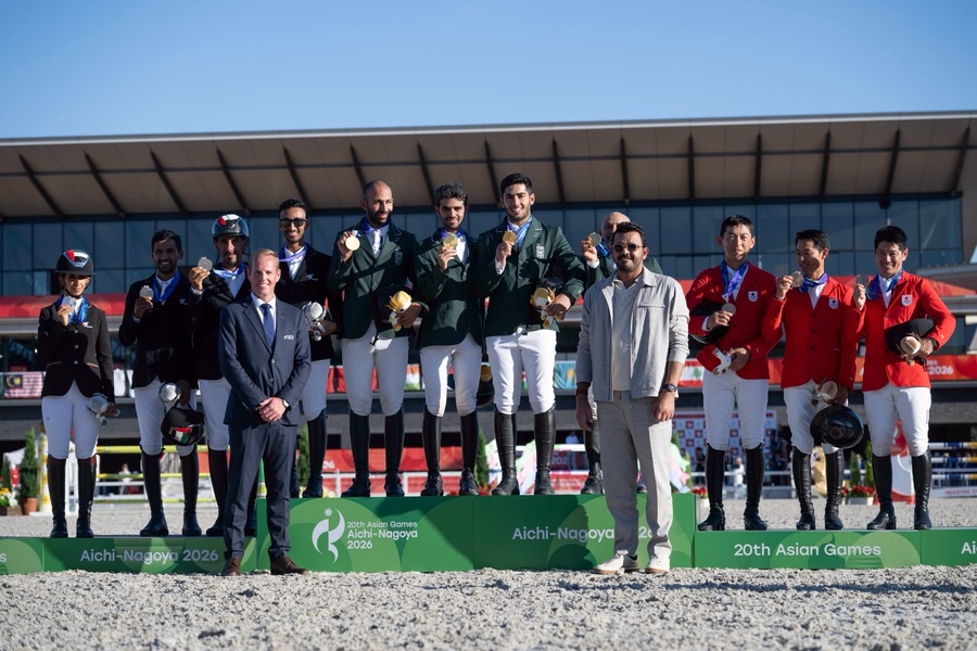 OCA President crowns Equestrian Jumping team medallists