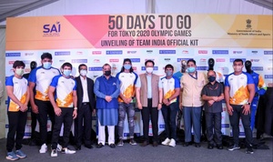 India unveils Olympic Games uniforms with 50 days to go