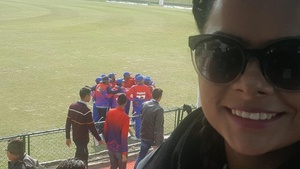 Nepal cricket fan Ashmita looks on the bright side