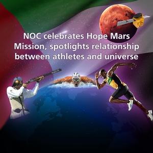 UAE NOC marks launch of Hope Mars Mission
