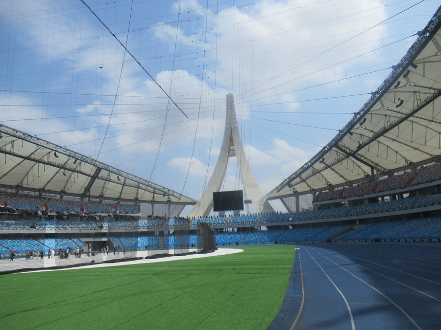 The 60,000-capacity Morodok Techo National Stadium was built by China and completed in May 2021. © OCA