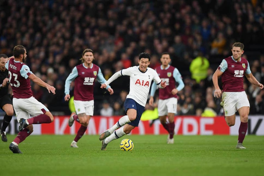 Son scores his wonder goal against Burnley. © Getty Images