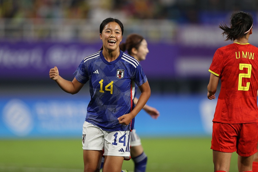 Momoko Tanikawa, scorer of Japan's second goal (Photo: Hangzhou2022.cn)