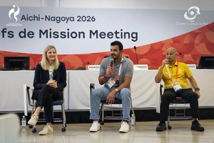 Olympic leaders visit Asian Games athletes’ village