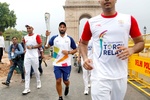  Jakarta - Palembang 2018  | New Delhi, India - 18th Asian Games Torch Relay 2018