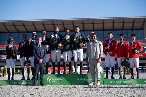 OCA President crowns Equestrian Jumping team medallists