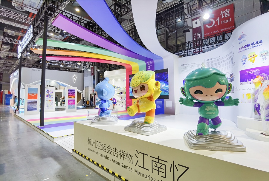 Hangzhou Asian Games pavilion on display at expo in Shanghai