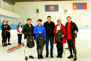 Mongolia NOC President joins Curling Day to promote winter sports favourite