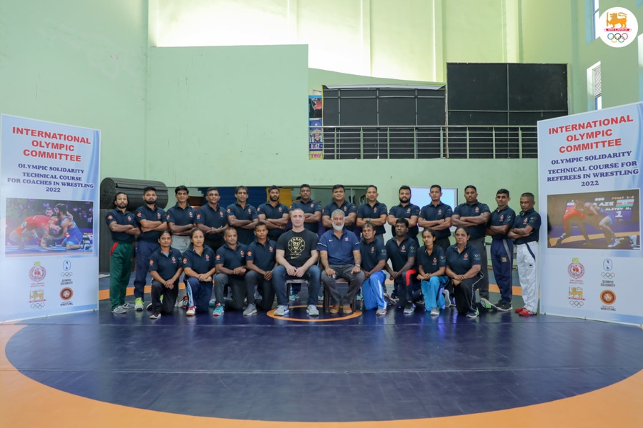 Sri Lanka NOC coordinates Olympic Solidarity wrestling course