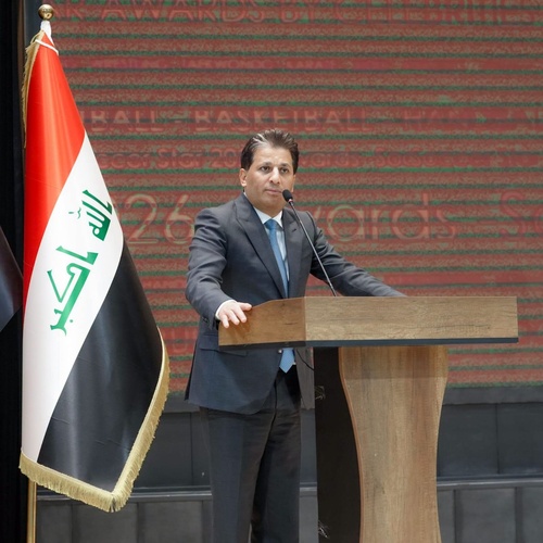 Iraqi NOC President Dr. Aqeel Muften attends awards ceremony
