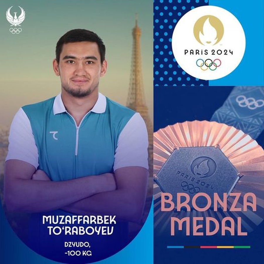 OCA Vice President Umarov congratulates Uzbekistan’s judo bronze medallist