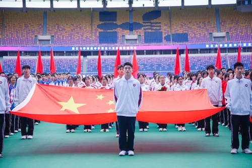Asian Games stadium hosts high school championships on road to Hangzhou 2022