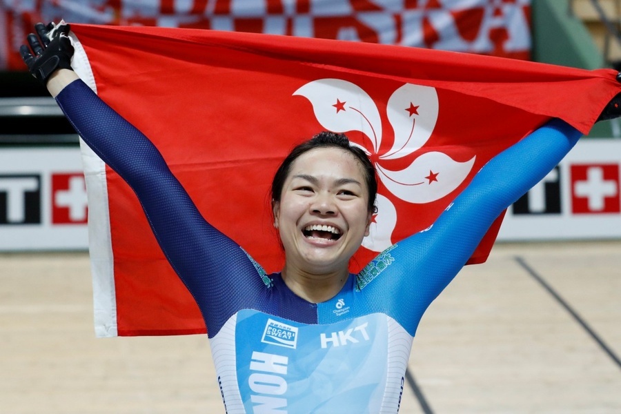 Hong Kong’s top athlete is track cyclist Sarah Lee Wai Sze. © Reuters