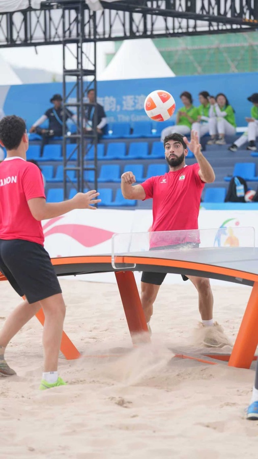 Three straight wins carry Lebanon into teqball semifinals