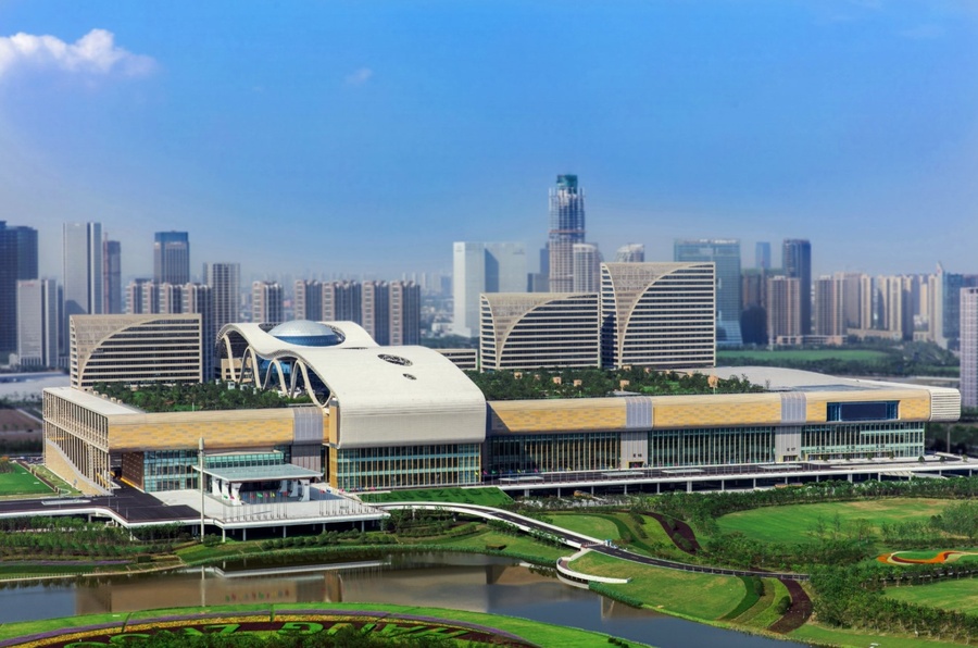 The Main Media Centre will be inside the 850,000 sq metre Hangzhou International Expo Centre. © https://www.hiechangzhou.com