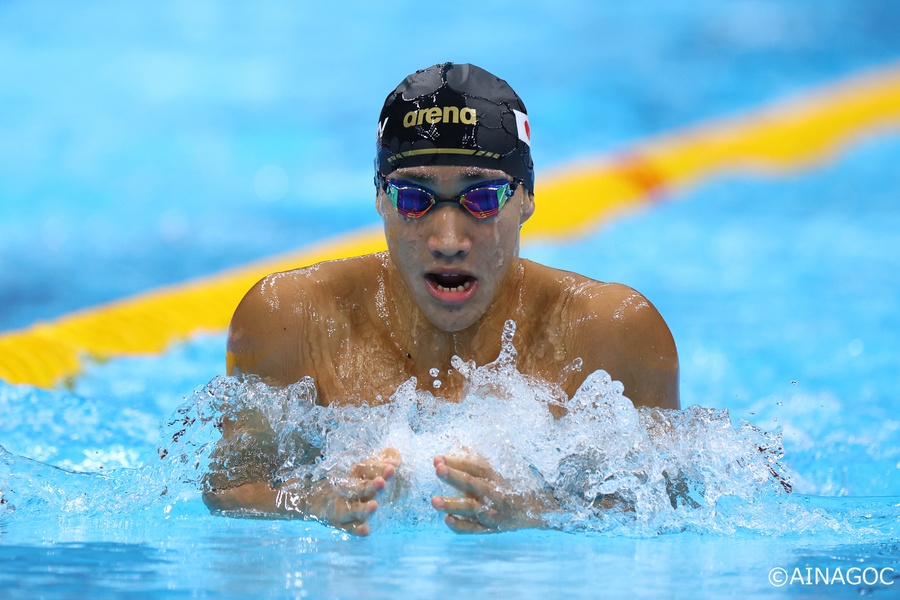 Ohashi keeps quest for breaststroke double on track