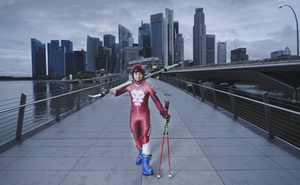 Alpine skier Faiz Basha to make snow sports history for Singapore