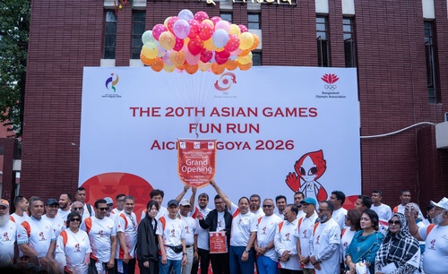 Bangladesh NOC holds colourful Fun Run in Dhaka for 20th Asian Games