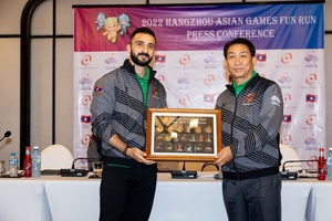 OCA praises teamwork of sports community in Laos ahead of Asian Games Fun Run