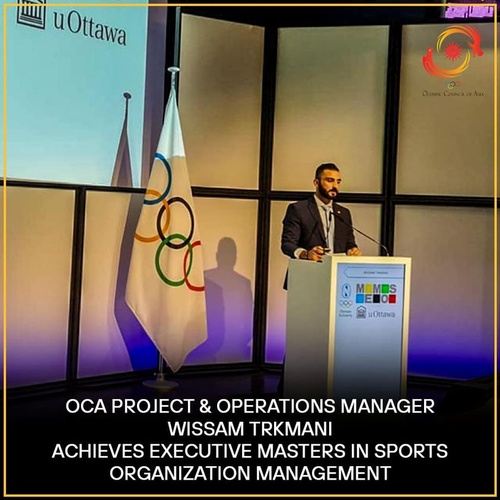 OCA celebrates MEMOS honour for Wissam Trkmani