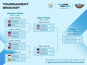 Asian Esports Charity Cup to be decided June 11