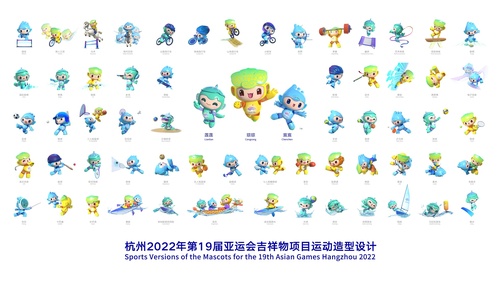 Hangzhou 2022 launches sports mascots for 19th Asian Games