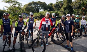 Philippines NOC President joins cycling rally to mark International Day of Sport for Development and Peace