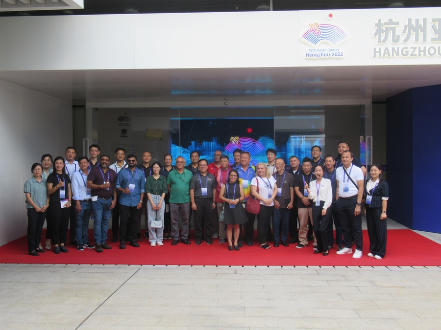 Technical delegates visited the Hangzhou Asian Games Museum on Wednesday, July 26.