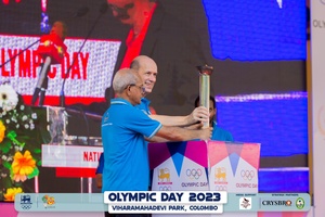 Sri Lanka NOC holds Olympic Day walk, art competition