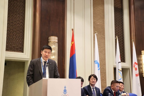 Battushig Batbold ‘honoured’ to be re-elected Mongolia NOC President