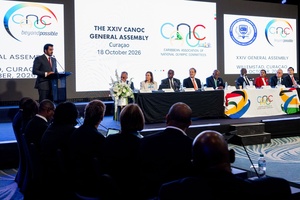 Sheikh Joaan attends CANOC General Assembly
