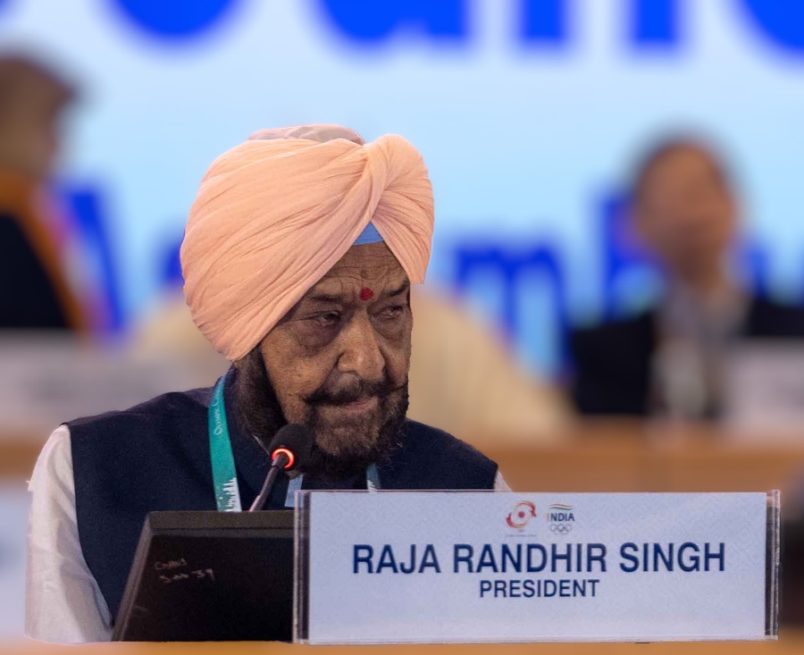 Our new OCA President - Raja Randhir Singh