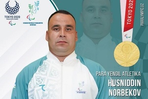Uzbek strong man Norbekov adds shot put gold to discus title from Rio 2016