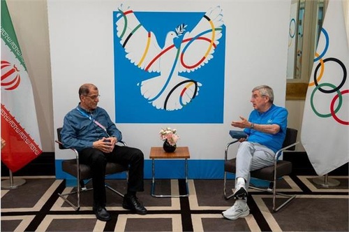 Iran NOC President thanks Thomas Bach for support