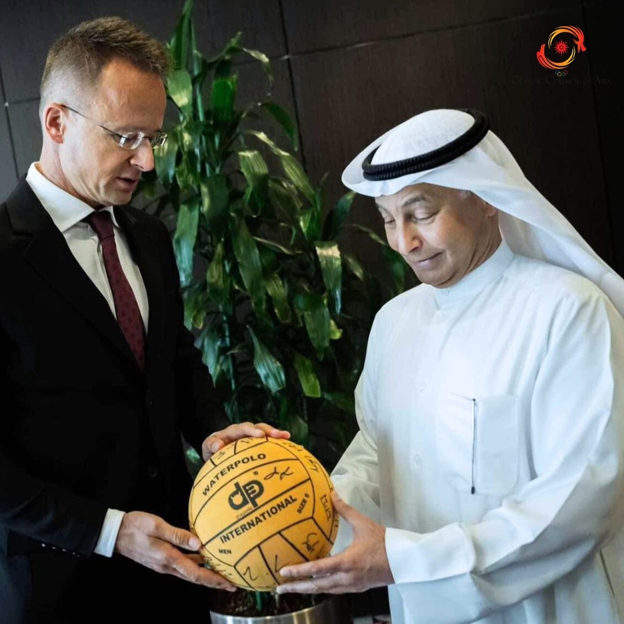 OCA Director General welcomes Hungarian sports leaders and Foreign Minister to Kuwait