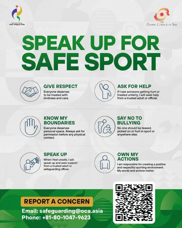 OCA steps up ‘safe sport’ campaign at Asian Games