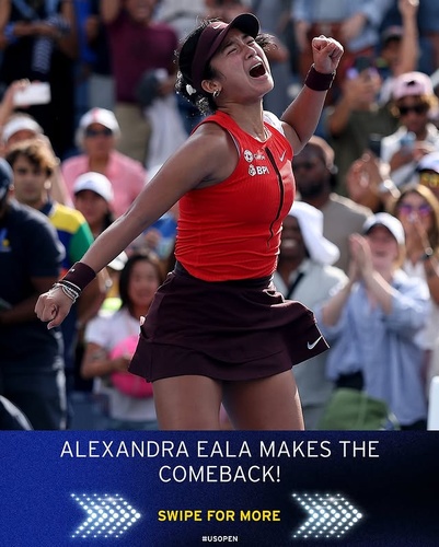 Alex Eala makes history by becoming first Filipino to win a Grand Slam match